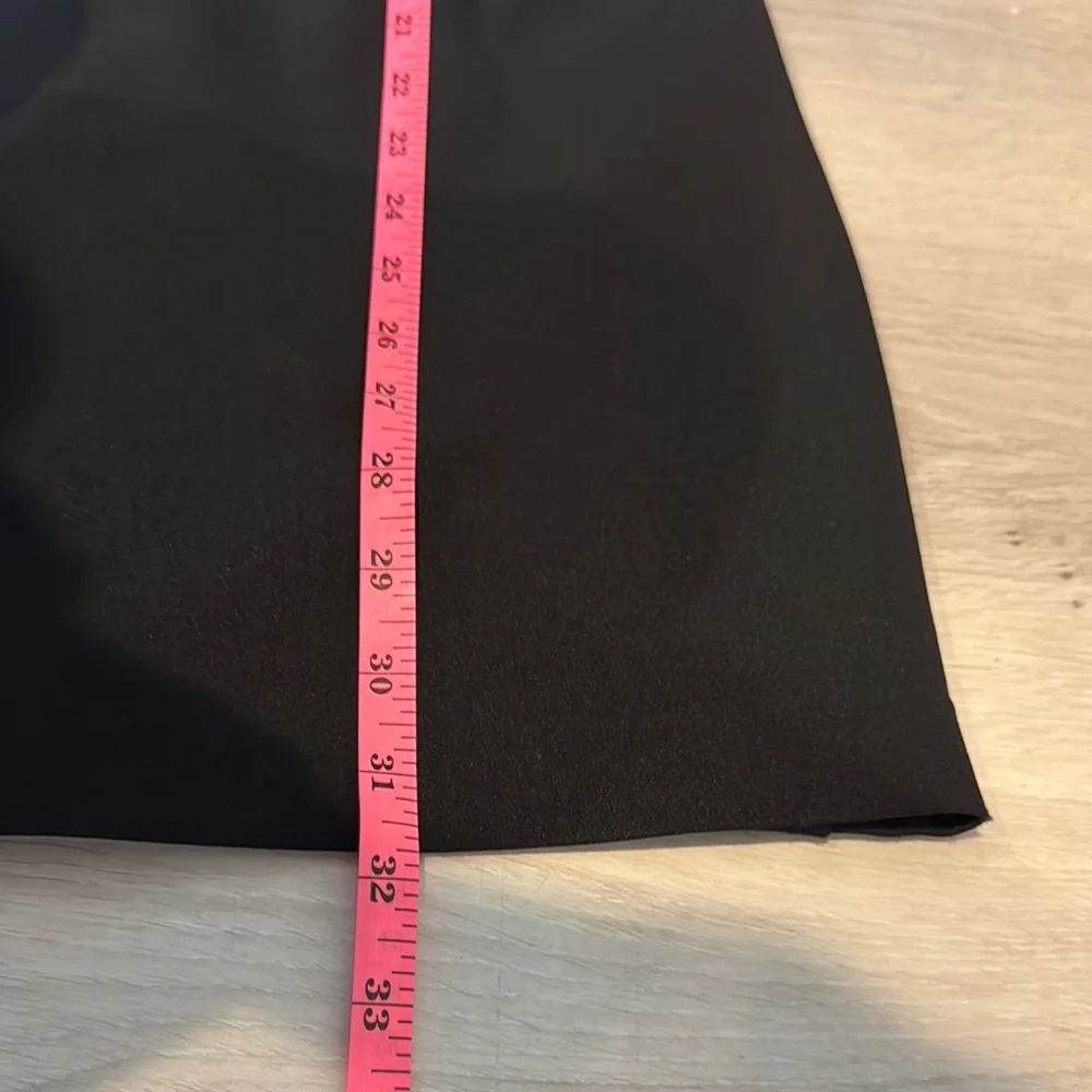 Vince Camuto dry cleaned Black One-Shoulder lined Dress with Flamenco sleeve. - Picture 7 of 9